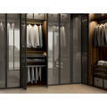 Modern Wooden Wardrobe Customized Walkin Wardrobe With Led